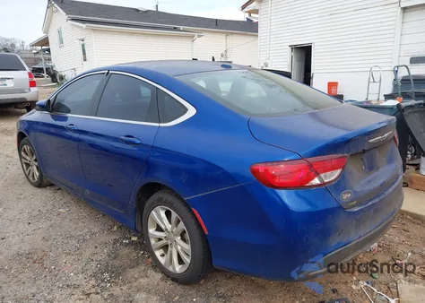 2015 Chrysler 200 Limited z USA, uszkodzony, nr VIN 1C3CCCAB9FN640407